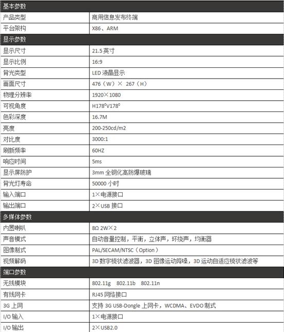 21.5寸后厨显示器 21.5寸后厨显示器
