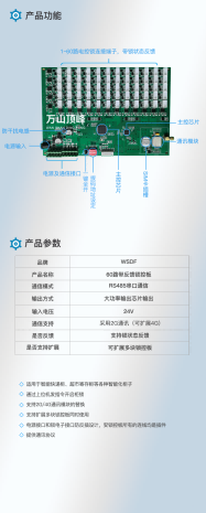 60路锁控板快递柜主板门控板格子门开关电路板